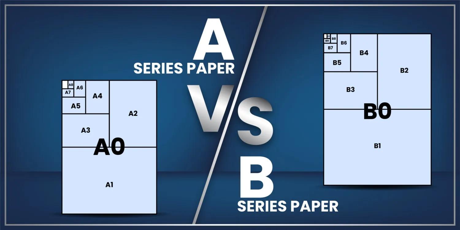 A3, A4, A5, B4 और B5 पेज साइज में क्या अंतर है ?